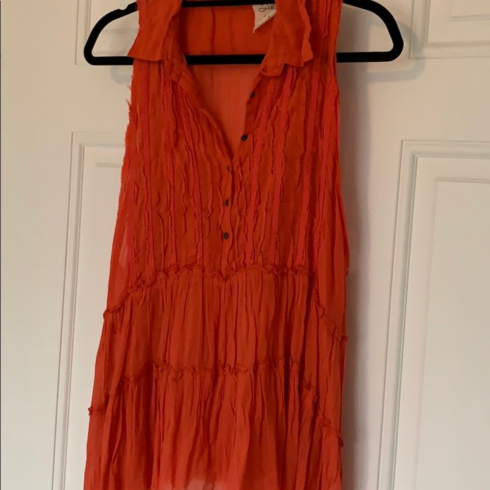 Free People Button Tank - Picture 4 of 7